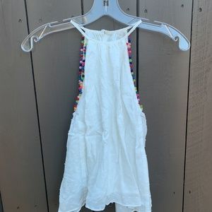 Pacsun L.A. Hearts White Pom Pom Tank